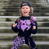 XOXO Crew Sweatshirt, Black (Toddler, Youth, Adult)