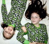 ARROW Long Zippy, Green Clover Checks