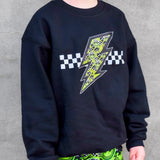 Bolt Checks Crew Fleece, (Multiple Options)