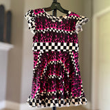 (BAMBOO) Pink FlamesSCARLET Twirl Dress (Toddler)