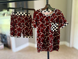 (BAMBOO) Football PHOENIX Short Set