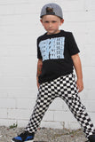 (Bamboo) ARYA Cargo Pants, CHECKERBOARD (Baby, Kids, Adult)