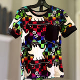 (BAMBOO) Rainbow Skater PARKER Pocket Tee (Kids & Adult)