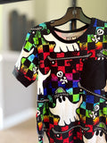 (BAMBOO) Rainbow Skater PARKER Pocket Tee (Kids & Adult)