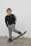 (Bamboo) ARYA Cargo Pants, CHECKERBOARD (Baby, Kids, Adult)