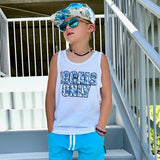 LOCALS only Tee or Tank, White  (Infant, Toddler, Youth, Adult)