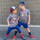 MTO-Asher Harem Short, Royal/Checks