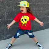 *Lemon Drip Tee, Red (Infant, Toddler, Youth, Adult)
