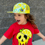 *Lemon Drip Tee, Red (Infant, Toddler, Youth, Adult)