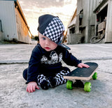 Ghost Group Romper, Black- (Infant)