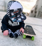 Ghost Group Romper, Black- (Infant)