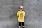Gold Pineapple Skull Tee, Butter  (Infant, Toddler, Youth, Adult)