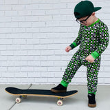 ARROW Long Zippy, Green Clover Checks