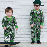 ARROW Long Zippy, Green Clover Checks