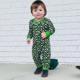 ARROW Long Zippy, Green Clover Checks