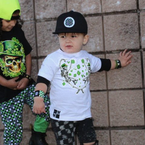 STP Dancing Skelly Tee, White