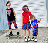 RWB Punisher Skull Tee, (Multiple Options)