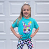 Neon Bunny (Bow)  Tees (Infant to Adult)