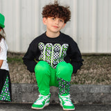 MTO-STP Clover Checks Joggers, (3 color options)