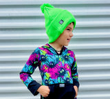 MTO, Gio Hooded Romper, Neon Halloween (Mulitiple Options)