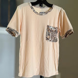 (BAMBOO) Nat/Woodland PARKER Pocket T