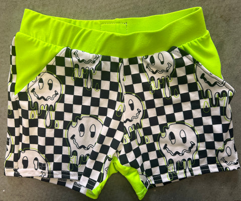 READY TO SHIP- Green EASTON short, Size 4T