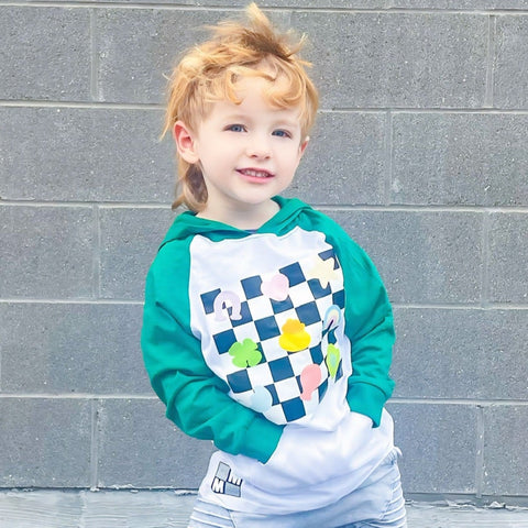 Lucky Check RAGLANS, (Multiple Options)