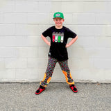 (MILK SILK) Ice Cream Drips JOGGERS, Black