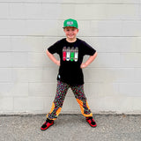 (MILK SILK) Ice Cream Drips JOGGERS, Black