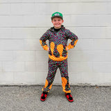 (MILK SILK) Ice Cream Drips JOGGERS, Black