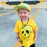 *Lemon Drip Tee or tank, Gold (Infant, Toddler, Youth, Adult)