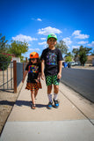 MTO- ARTIE Skater Skirt, Neon Ombre Checks (Mulitiple Options)