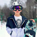 Coastal Vibes Rain Jacket, B&W (infant to adult)