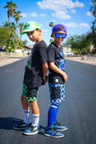 Neon Dirtbiker Tee, Black  (Baby, Kids, Adult)