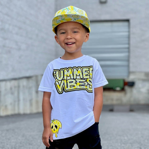 *Summer Vibes Tee or Tank White (Infant, Toddler, Youth, Adult)