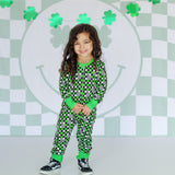 ARROW Long Zippy, Green Clover Checks