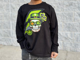 Skull Collage Long Slv.Shirts (Multiple Options)