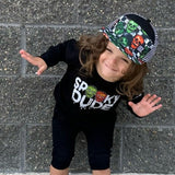 Spooky DUDE Crew Sweatshirt, Black (Toddler, Youth, Adult)