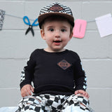 CHECK/LEATHER BRIM w/Leather Patch Lidz (Infant, Toddler, Kids)