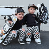 CHECK/LEATHER BRIM w/Leather Patch Lidz (Infant, Toddler, Kids)