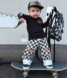 CHECK/LEATHER BRIM w/Leather Patch Lidz (Infant, Toddler, Kids)