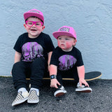 *Awareness Drip Skull Tee or LS, Black (Infant, Toddler, Youth, Adult)