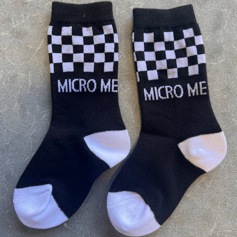 Sockz, Black w/White Checkers (Infant, Toddler Youth)