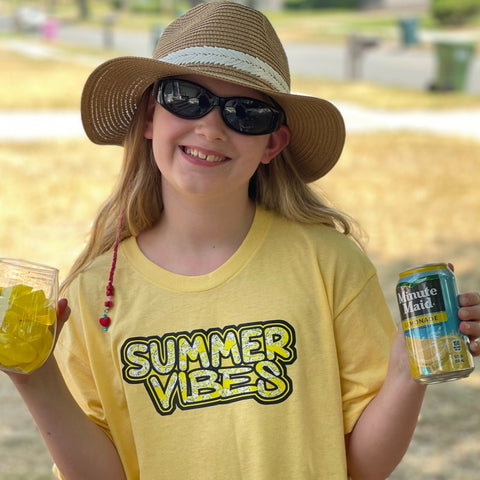 *Summer Vibes Tee or Tank, Butter (Infant, Toddler, Youth, Adult)