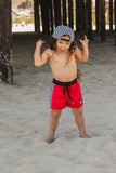 Bright Green Checker ETHAN SWIM Shorts (Toddler-Youth)