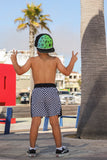 Neon Yellow Bolt ETHAN SWIM Shorts (Baby-Youth)