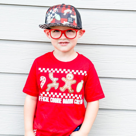 Baking Crew Tee, Red  (Infant, Toddler, Youth, Adult)