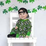 ARROW Long Zippy, Green Clover Checks