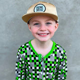 ARROW Long Zippy, Green Clover Checks