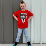 Boulevard of Dreams Tee, RED  (Baby, Kids, Adult)